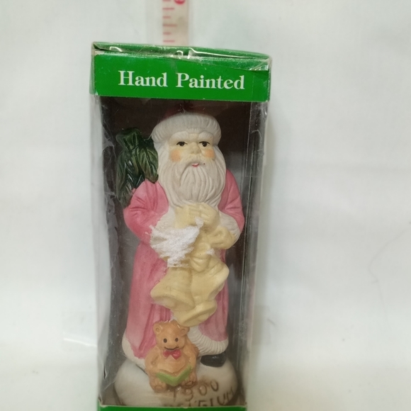𝅺vintage Old World Santa Claus Ceramic Christmas Holiday Figurine 1900 Belgium - Picture 6 of 8
